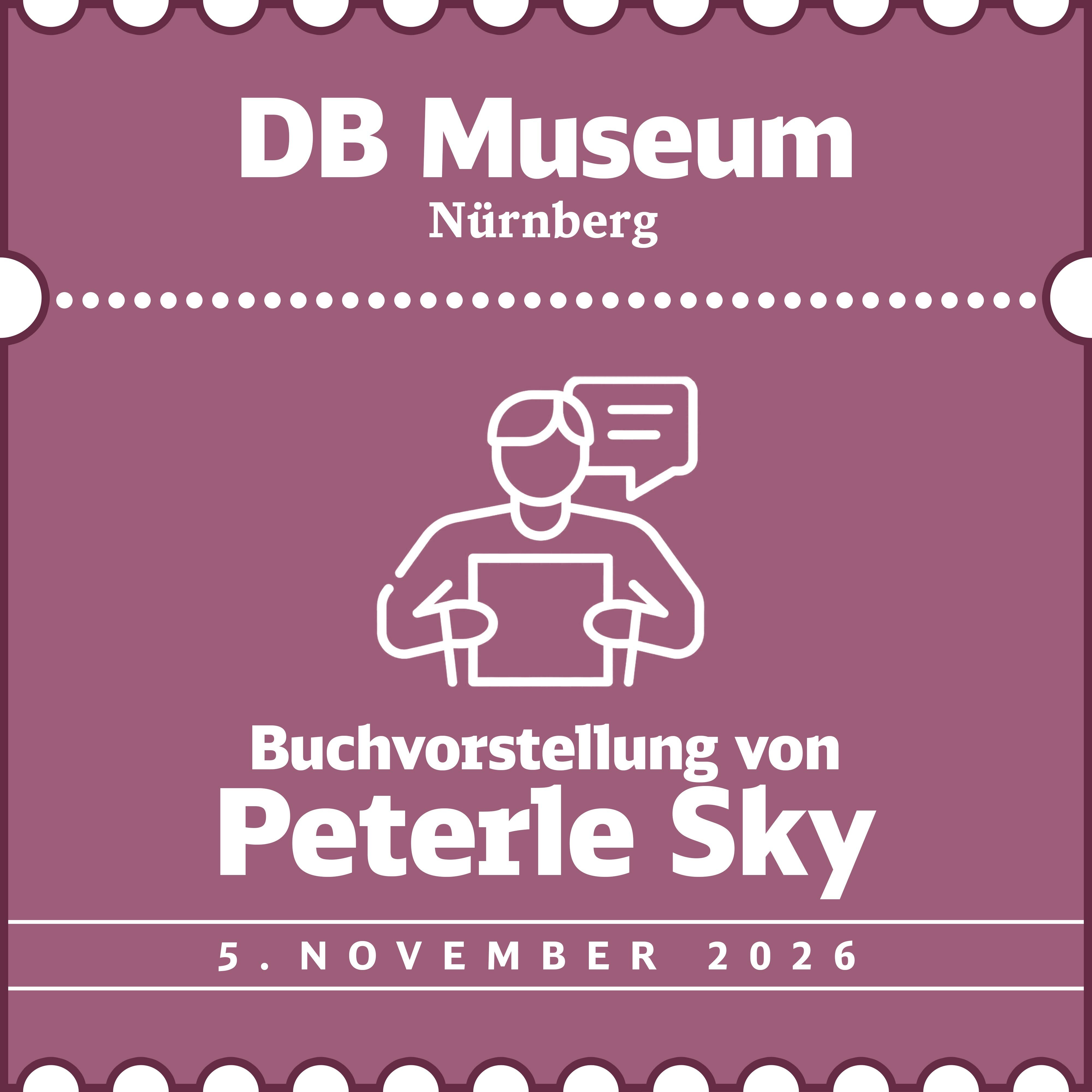 DBM Ticket Lesung Peterle Sky 2